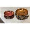 Image 2 : Brass Planters, Onyx Ashtray and Lighter, "God Bless Our Home" Trivet