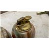 Image 4 : Brass Planters, Onyx Ashtray and Lighter, "God Bless Our Home" Trivet