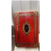 Image 4 : Decorative Tins and Trays: Red "Gourmets Delight" Book Tin, Red Chest Tin and Green Floral Tin