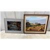 Image 1 : Two Framed Artworks: Gordon H. Graham 16 × 19 and Sanford Fisher Oil Painting 24 × 20