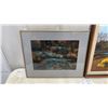 Image 2 : Two Framed Artworks: Gordon H. Graham 16 × 19 and Sanford Fisher Oil Painting 24 × 20