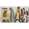 Image 2 : Assortment of Hand Tools Including Adjustable Wrenches, Pipe Wrenches, Pliers, Bolt Cutters