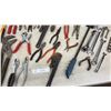Image 6 : Assortment of Hand Tools Including Adjustable Wrenches, Pipe Wrenches, Pliers, Bolt Cutters