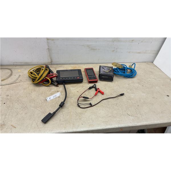 FNIRSI DSO-TC2 2-in-1 Digital Oscilloscope and Transistor Tester, Jumper Cables, Extension Cord