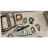Image 3 : Assortment of C-Clamps, Pipe Cutters, Powerfist Clamp, Gear Puller, Hooks, Shackles