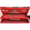 Image 5 : Craftsman Rollaway Tool Box, 43 × 27 × 18 1/2” and Top Tool Chest, 14 × 12 × 26”