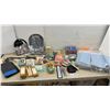 Image 1 : Magnet Collection, Motorola Charger, First Aid Kits, Table Cloths, Muzzle, Thermometer, Cables