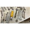 Image 3 : Large Lot of Wrenches Including Combination, Adjustable, Open-End, Box-End, Crescent