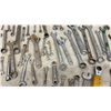 Image 5 : Large Lot of Wrenches Including Combination, Adjustable, Open-End, Box-End, Crescent