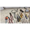 Image 12 : Assortment of Screwdrivers, Pliers, Vise-Grip, Channellock, C-Clamp, Hex Keys, Bits