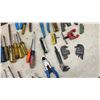 Image 3 : Assortment of Screwdrivers, Pliers, Vise-Grip, Channellock, C-Clamp, Hex Keys, Bits