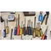 Image 6 : Assortment of Screwdrivers, Pliers, Vise-Grip, Channellock, C-Clamp, Hex Keys, Bits