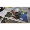 Image 1 : Tactical Vest, Red Lantern, First Aid Kit, Red Emergency Light, Shovel, 2 Metal Bowls