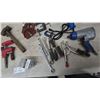 Image 6 : Assorted Hand Tools and Power Tools: Hammers, Clamps, Pliers, Heat Gun, Impact Wrench