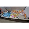 Image 1 : Kitchenware and Party Supplies: Leader Brand Strainers, Bread Knives, Magic Balloonz