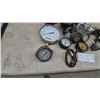 Image 2 : Assorted Gauges and Meters: Trerice Pressure Gauge, Total Hours, Hydrostatic, Oil Temp