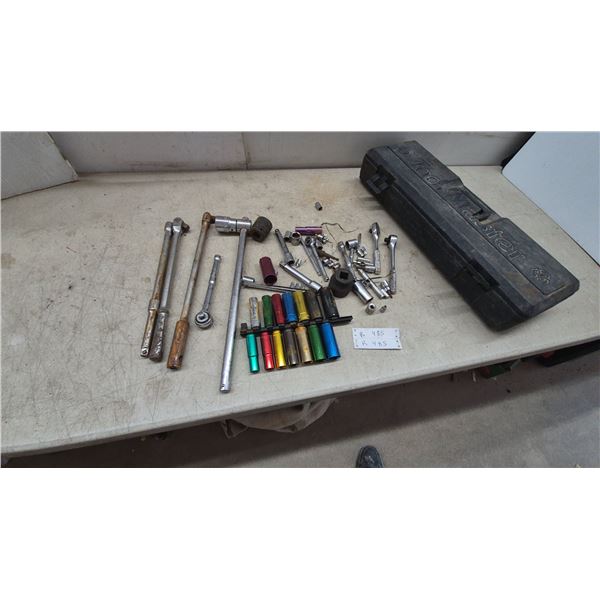 Tool Master Case, Ratchets, Sockets, Extensions