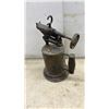 Image 5 : Vintage Brass Hand-Pumped Liquid Fuel Blow Torch, Hand-Crank Grinder and Horseshoes