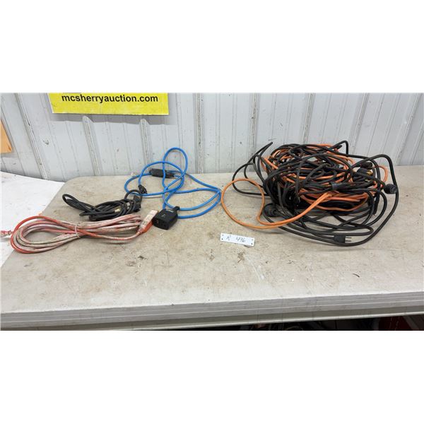 Extension Cords, Eliminator 75W Mobile Power Outlet/Inverter and an Octopus of Extension Cords