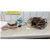 Image 1 : Extension Cords, Eliminator 75W Mobile Power Outlet/Inverter and an Octopus of Extension Cords