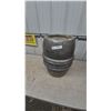 Image 1 : Vintage 1935 15-Gallon Metal Beer Keg with Blue Bands