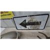 Image 4 : Aluminum Roaster, Tripod, Road Sign, Horseshoes, Candlestick