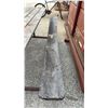 Image 5 : Wooden Picnic Table on Steel Frame, Needs Some TLC, 33 × 96 × 56”