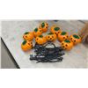 Image 3 : Halloween Décor Lot: Pumpkin Lawn Stakes, Witch Pumpkin, Jack-o'-Lantern, Lights
