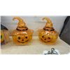 Image 7 : Halloween Décor Lot: Pumpkin Lawn Stakes, Witch Pumpkin, Jack-o'-Lantern, Lights