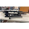 Image 2 : Hitch-Mounted Platform-Style 2-Bike Rack with 2” Receiver and Adjustable U-Shaped Cradles