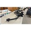 Image 3 : Hitch-Mounted Platform-Style 2-Bike Rack with 2” Receiver and Adjustable U-Shaped Cradles
