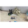 Image 2 : Aquarium Lot with Top Fin Tanks, Barley Straw, Gravel, Marbles, Plants, Decorations