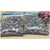 Image 6 : Aquarium Lot with Top Fin Tanks, Barley Straw, Gravel, Marbles, Plants, Decorations