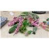 Image 9 : Aquarium Lot with Top Fin Tanks, Barley Straw, Gravel, Marbles, Plants, Decorations
