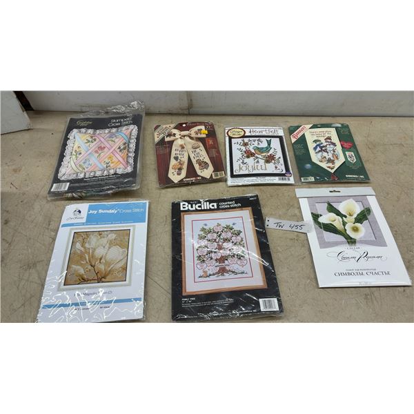 Seven New Cross Stitch Kits Including Bucilla Family Tree, Design Works Be Joyful