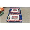 Image 2 : Three Handmade Quilted Items: Wall Hanging, Table Runner and Crib Quilt