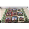 Image 6 : Three Handmade Quilted Items: Wall Hanging, Table Runner and Crib Quilt