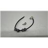 Image 6 : Pandora Stamped, Bracelet with 4 Glass Beads and Winged Dangle Charm