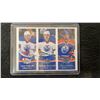 Image 2 : Upper Deck Triple Threat TT-E1 Oilers Draisaitl, McDavid, Nurse Hockey Card