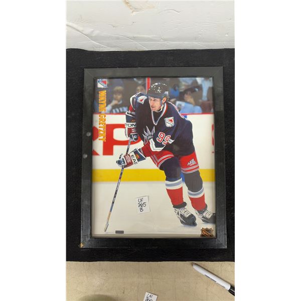 Framed Wayne Gretzky New York Rangers #99 Officially Licensed NHL Print