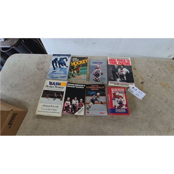 Hockey Book Lot: Basic Hockey Strategy, Power Skating, How to Play Hockey