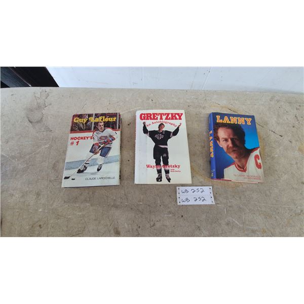 Guy Lafleur, Gretzky, and Lanny Hockey Books
