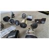 Image 4 : Assorted Gauges and Meters: Hyster Hour Meter, Yamaha Hour Meter, Fuel Gauge, Ammeter