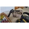 Image 3 : DeWalt Tool Belt, Leather Tool Pouch, 2 Ropes, and Work Gloves