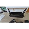 Image 2 : Vintage Wood and Metal Tool Caddy, Black and Decker Jig Saw, and 2 Knee Pads