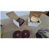 Image 4 : Assorted Sanding Discs, Sandpaper Roll, and Suction Cup Handle