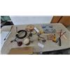 Image 1 : Vintage Automotive Parts Lot: Ford FoMoCo Gasket Set, Gauges, Wipers, License Plates