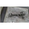 Image 2 : Vintage Framed Glass and Matted Art Print Featuring a Side View of a Historic Biplane, 25” x 22