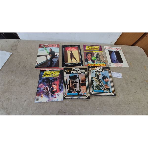 Vintage Star Wars Books and Advertising Lot: The Empire Strikes Back and Return of the Jedi