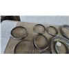 Image 2 : 10 Vintage Car Chrome Headlamp Covers and Tire Trim Rings